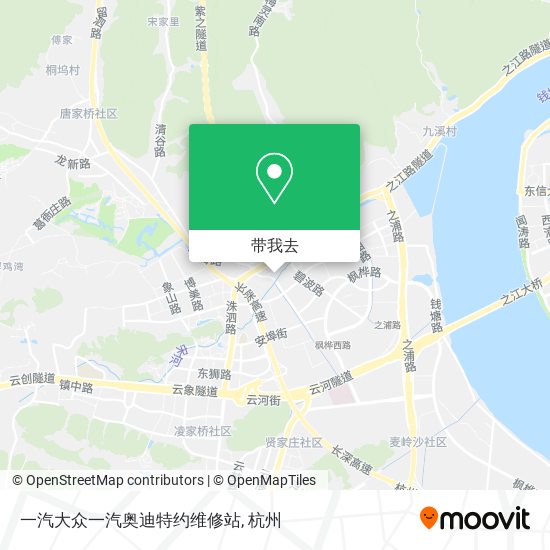 一汽大众一汽奥迪特约维修站地图