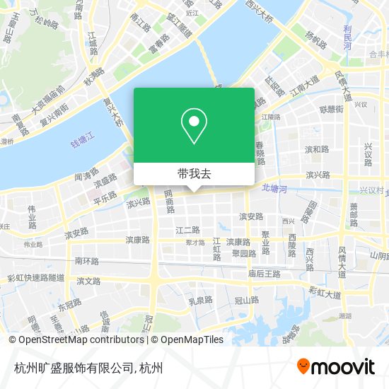 杭州旷盛服饰有限公司地图