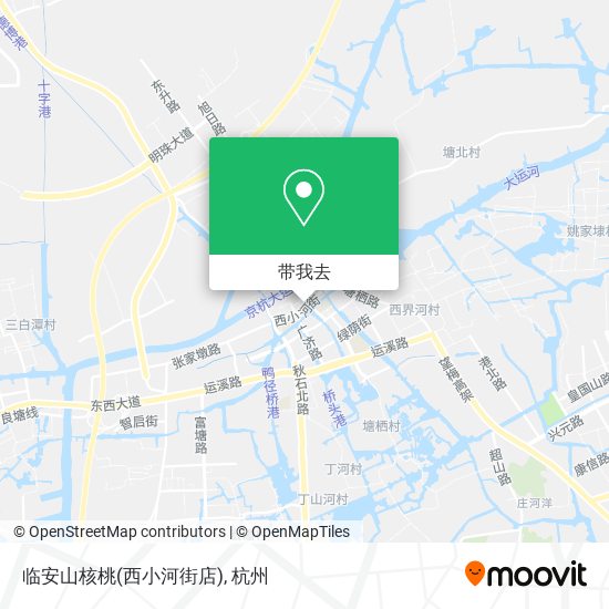 临安山核桃(西小河街店)地图