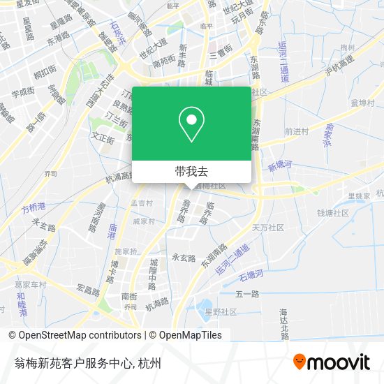 翁梅新苑客户服务中心地图