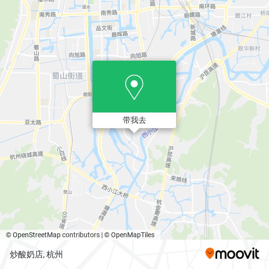 炒酸奶店地图
