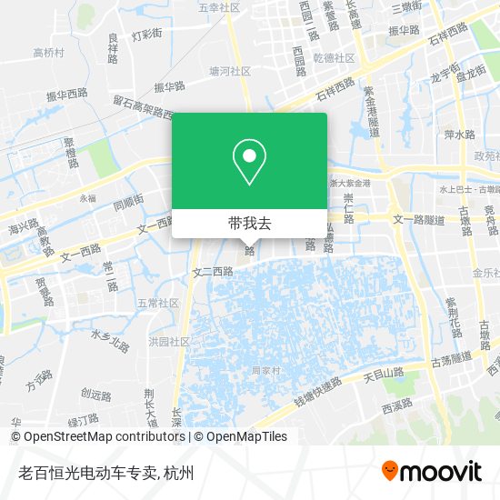 老百恒光电动车专卖地图