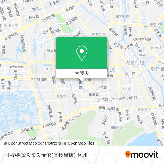 小桑树烫发染发专家(高技街店)地图