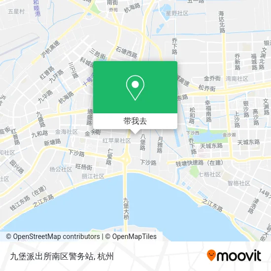 九堡派出所南区警务站地图