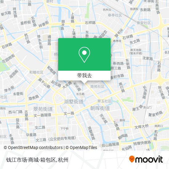 钱江市场·商城-箱包区地图