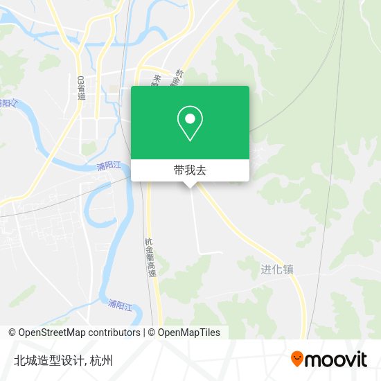 北城造型设计地图