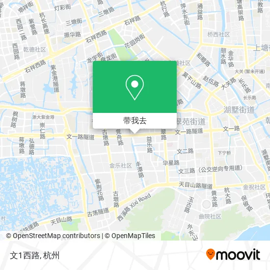 文1西路地图