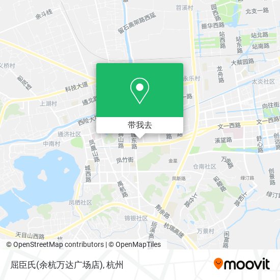 屈臣氏(余杭万达广场店)地图