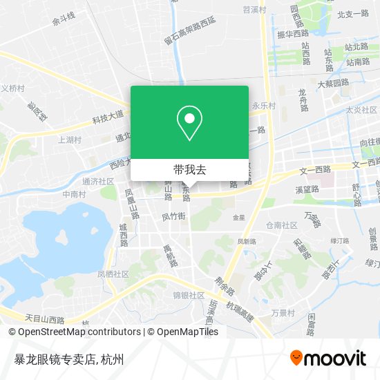 暴龙眼镜专卖店地图