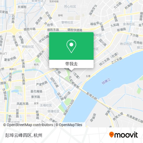 彭埠云峰四区地图