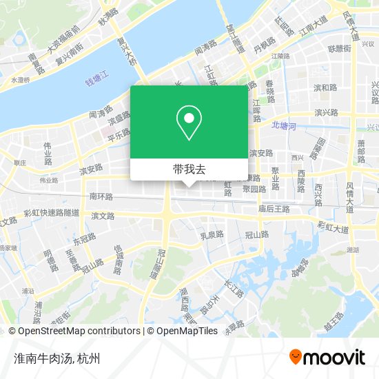 淮南牛肉汤地图