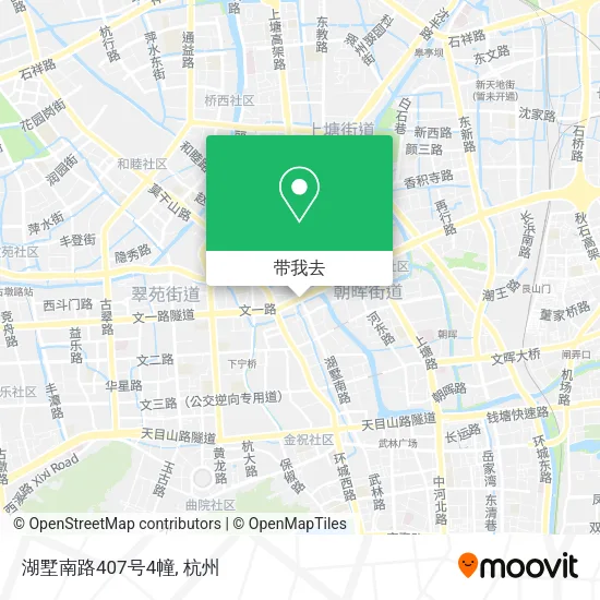 湖墅南路407号4幢地图