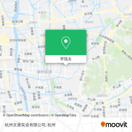 杭州京唐实业有限公司地图