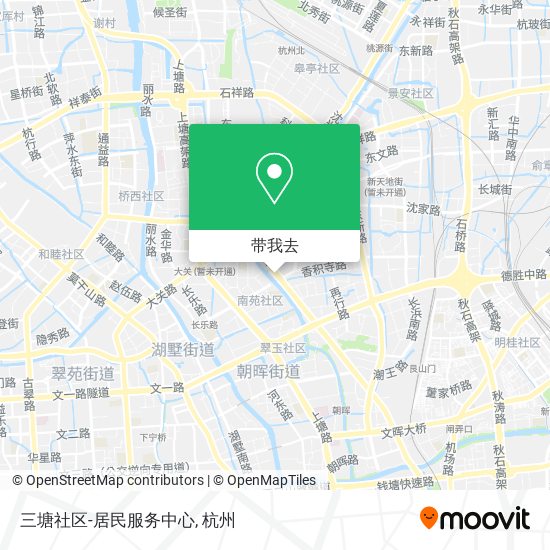 三塘社区-居民服务中心地图