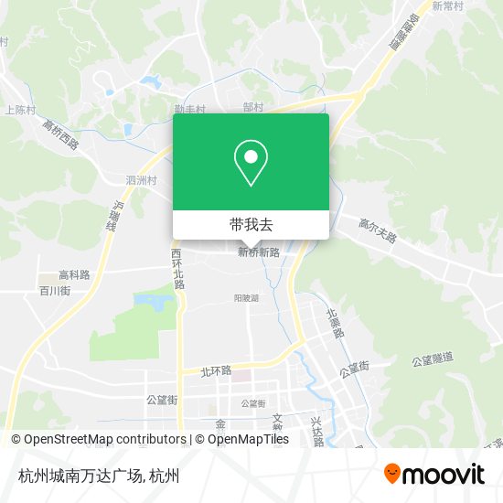 杭州城南万达广场地图