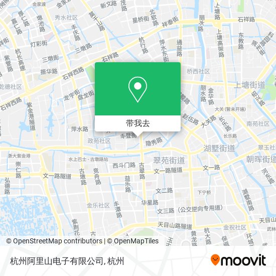 杭州阿里山电子有限公司地图