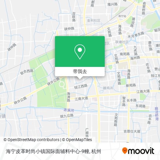 海宁皮革时尚小镇国际面辅料中心-9幢地图