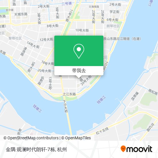 金隅·观澜时代朗轩-7栋地图