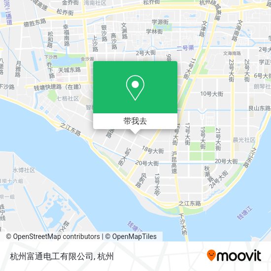 杭州富通电工有限公司地图