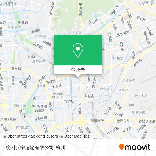 杭州沃宇运输有限公司地图