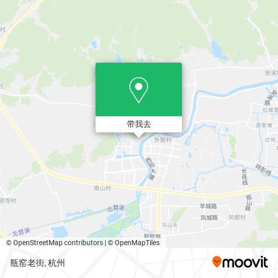 瓶窑老街地图