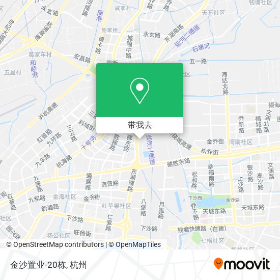 金沙置业-20栋地图