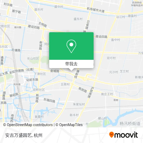 安吉万盛园艺地图