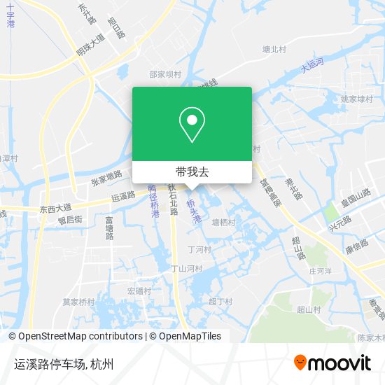 运溪路停车场地图