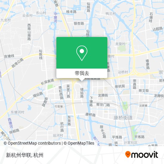 新杭州华联地图
