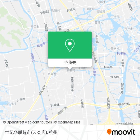 世纪华联超市(云会店)地图