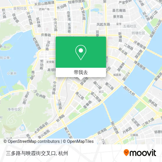 三多路与映霞街交叉口地图