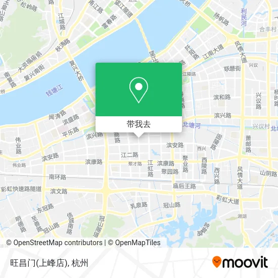 旺昌门(上峰店)地图