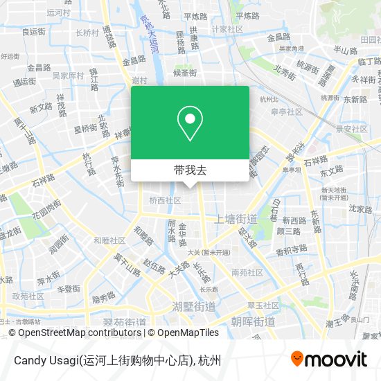 Candy Usagi(运河上街购物中心店)地图