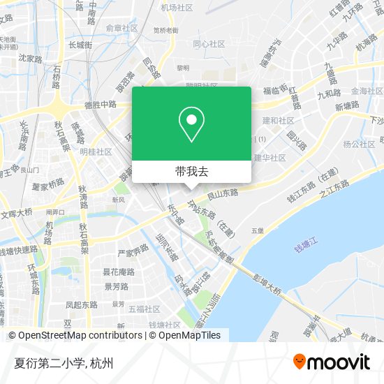 夏衍第二小学地图