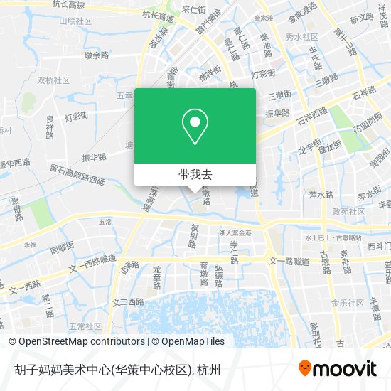 胡子妈妈美术中心(华策中心校区)地图