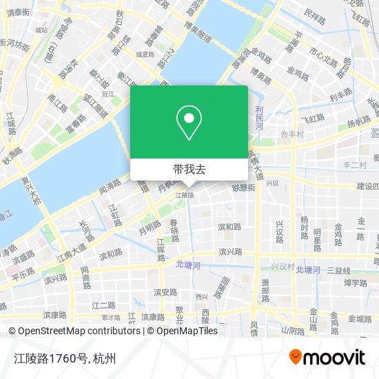江陵路1760号地图