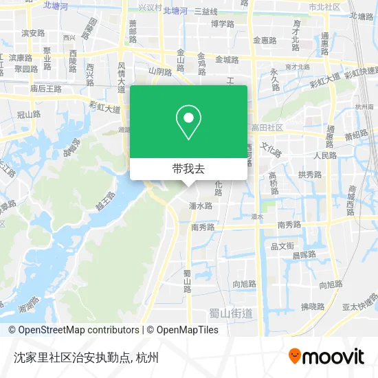 沈家里社区治安执勤点地图
