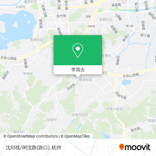 沈邱线/闲沈路(路口)地图