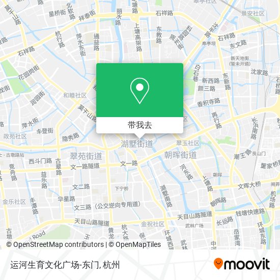 运河生育文化广场-东门地图