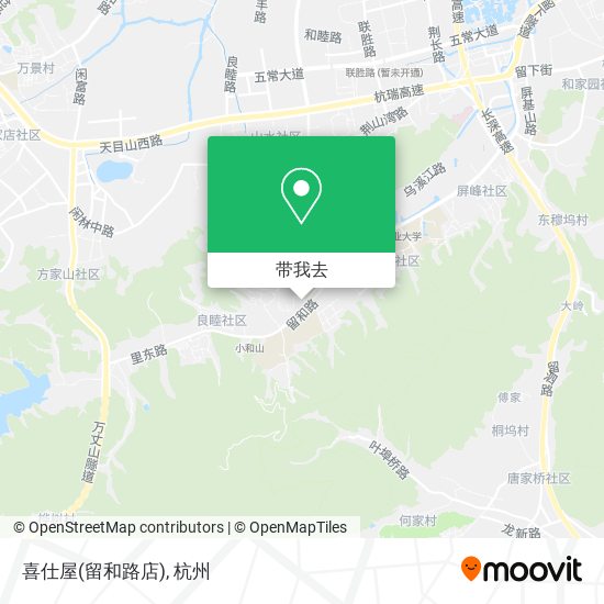 喜仕屋(留和路店)地图