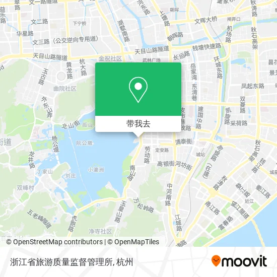 浙江省旅游质量监督管理所地图