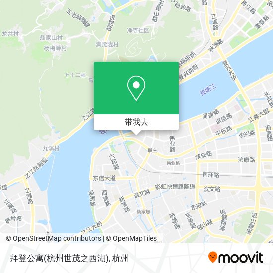 拜登公寓(杭州世茂之西湖)地图