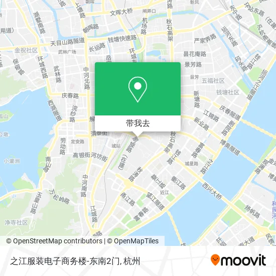 之江服装电子商务楼-东南2门地图