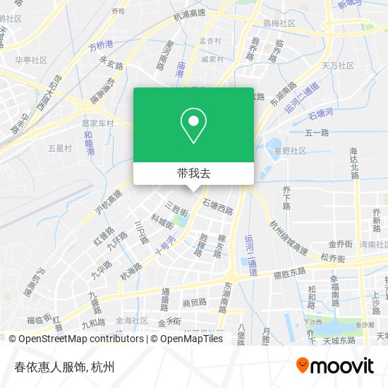 春依惠人服饰地图