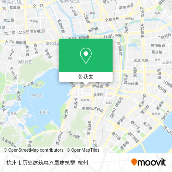 杭州市历史建筑惠兴里建筑群地图