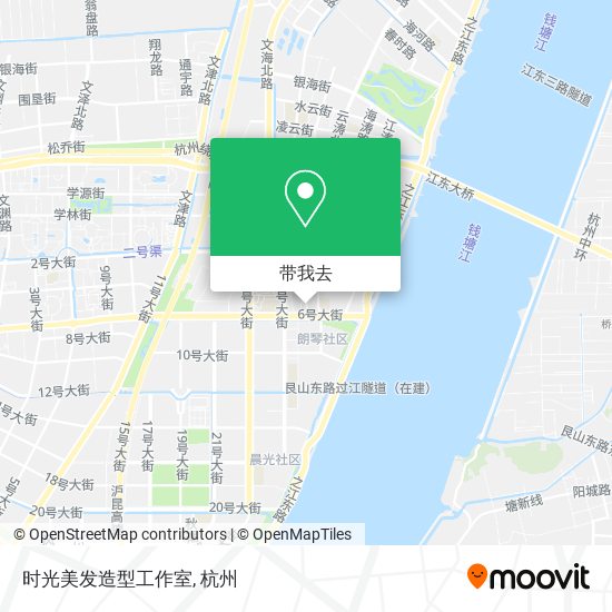 时光美发造型工作室地图