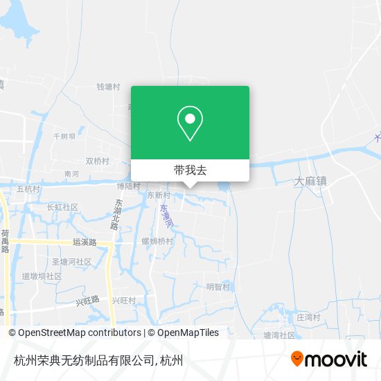 杭州荣典无纺制品有限公司地图