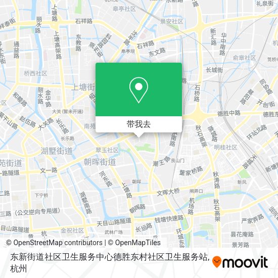 东新街道社区卫生服务中心德胜东村社区卫生服务站地图