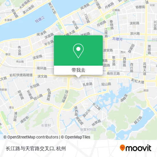 长江路与天官路交叉口地图