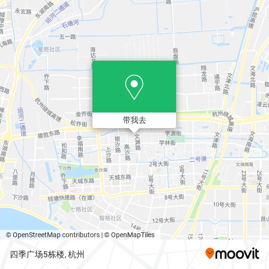四季广场5栋楼地图